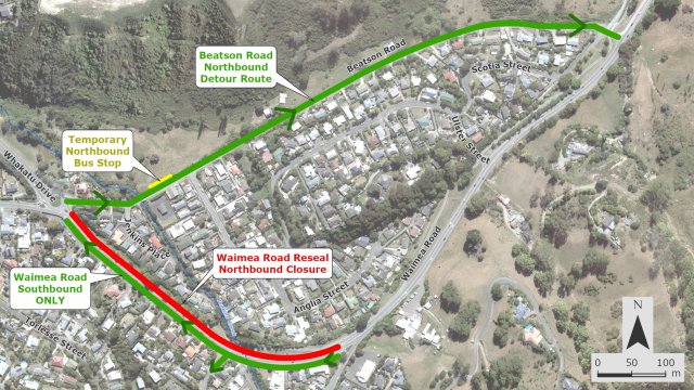 2021 Waimea Road Resurface and Detour Comms