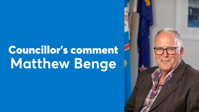 Councillors comment Matthew Benge