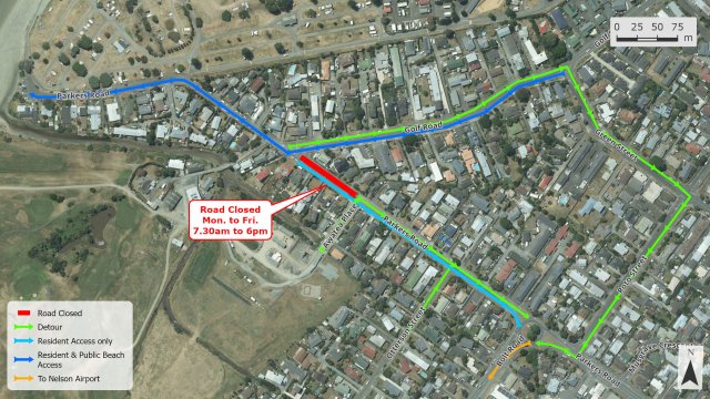 GIS 2022 Parkers Road Proposed Road Closure Map Nov2022