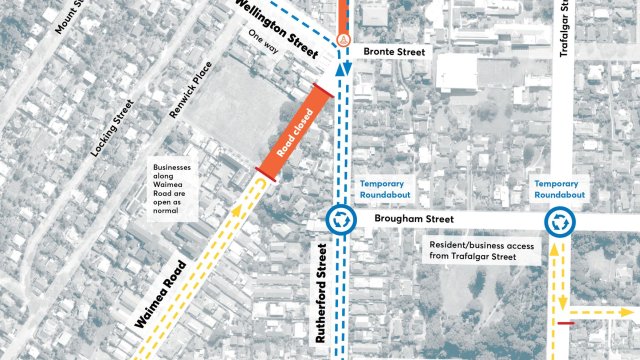Waimea Rd and Rutherford St infrastructure upgrade