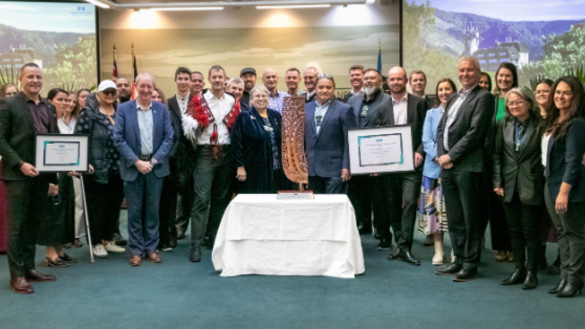 Whakatau – Council staff, iwi representatives, WSP and Āpōpō – Supreme Asset Management Excellence award.