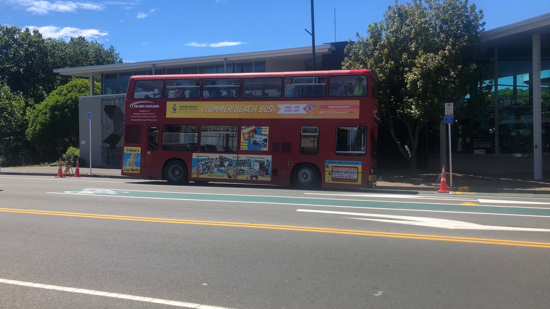 Tahuna Summer Beach Bus service is back! Our Nelson