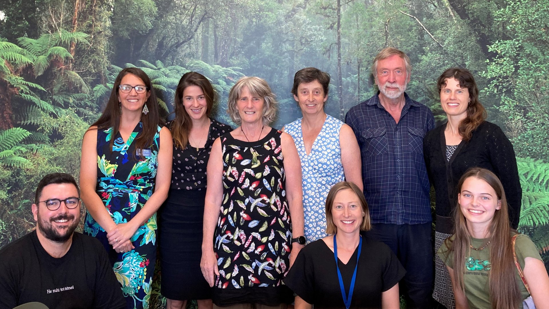 Back row – Daniela Ramirez, Clare Scott, Debs Martin (Chair), Karen Driver, David Ayre, Dr Anna Berthelsen<br />
Front row – Johnny O’Donnell, Rachel Pemberton, Astrid Sayer