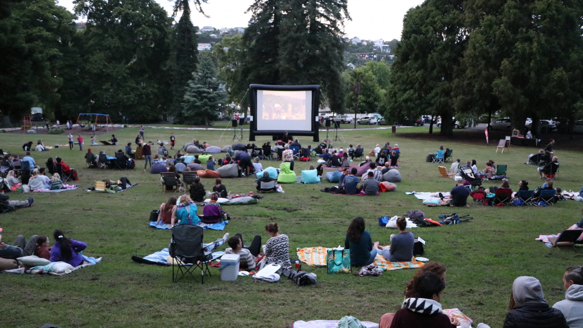 A Summer Movies Al Fresco screening of Whale Rider at Fairfield Park.