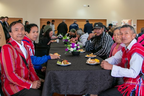 Former refugees welcomed to Whakatu Marae 6 September 2023 15 13